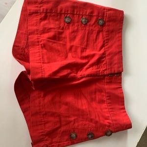 LOFT RED SAILOR SHORTS